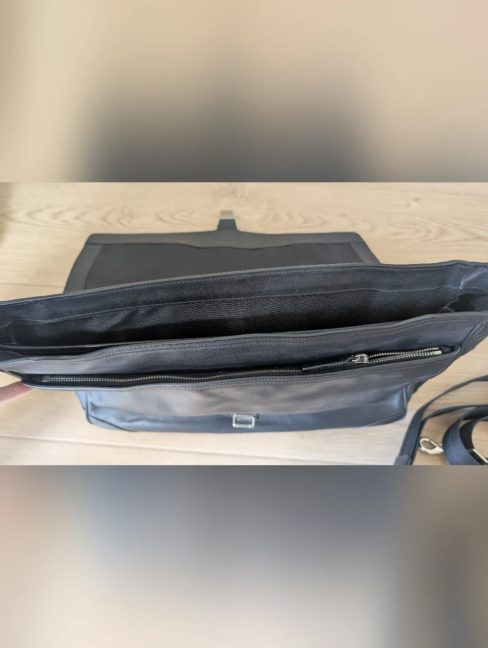 Coach Black Leather Men’s Briefcase Bag